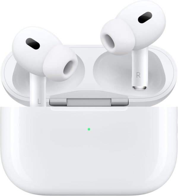 Apple AirPods Pro 2 Wireless Earbuds, Bluetooth Headphones, Active Noise Cancellation, Hearing Aid Feature, Transparency, Personalized Spatial Audio, High-Fidelity Sound, H2 Chip, USB-C Charging - Image 2