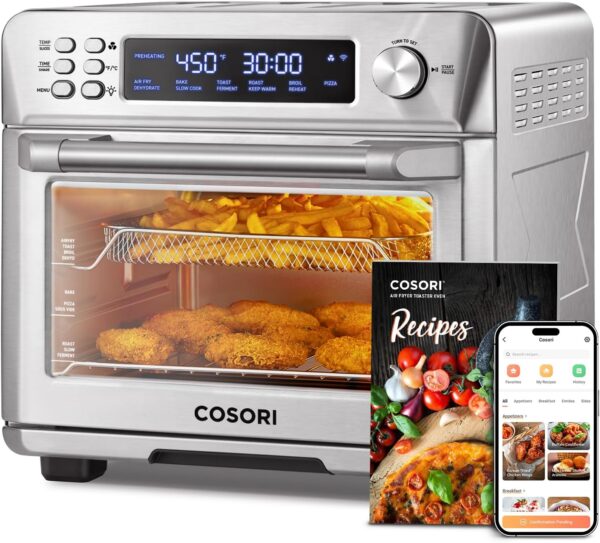 COSORI Smart 11-in-1 Air Fryer Toaster Oven Combo