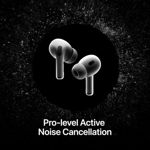 Apple AirPods Pro 2 Wireless Earbuds, Bluetooth Headphones, Active Noise Cancellation, Hearing Aid Feature, Transparency, Personalized Spatial Audio, High-Fidelity Sound, H2 Chip, USB-C Charging - Image 3